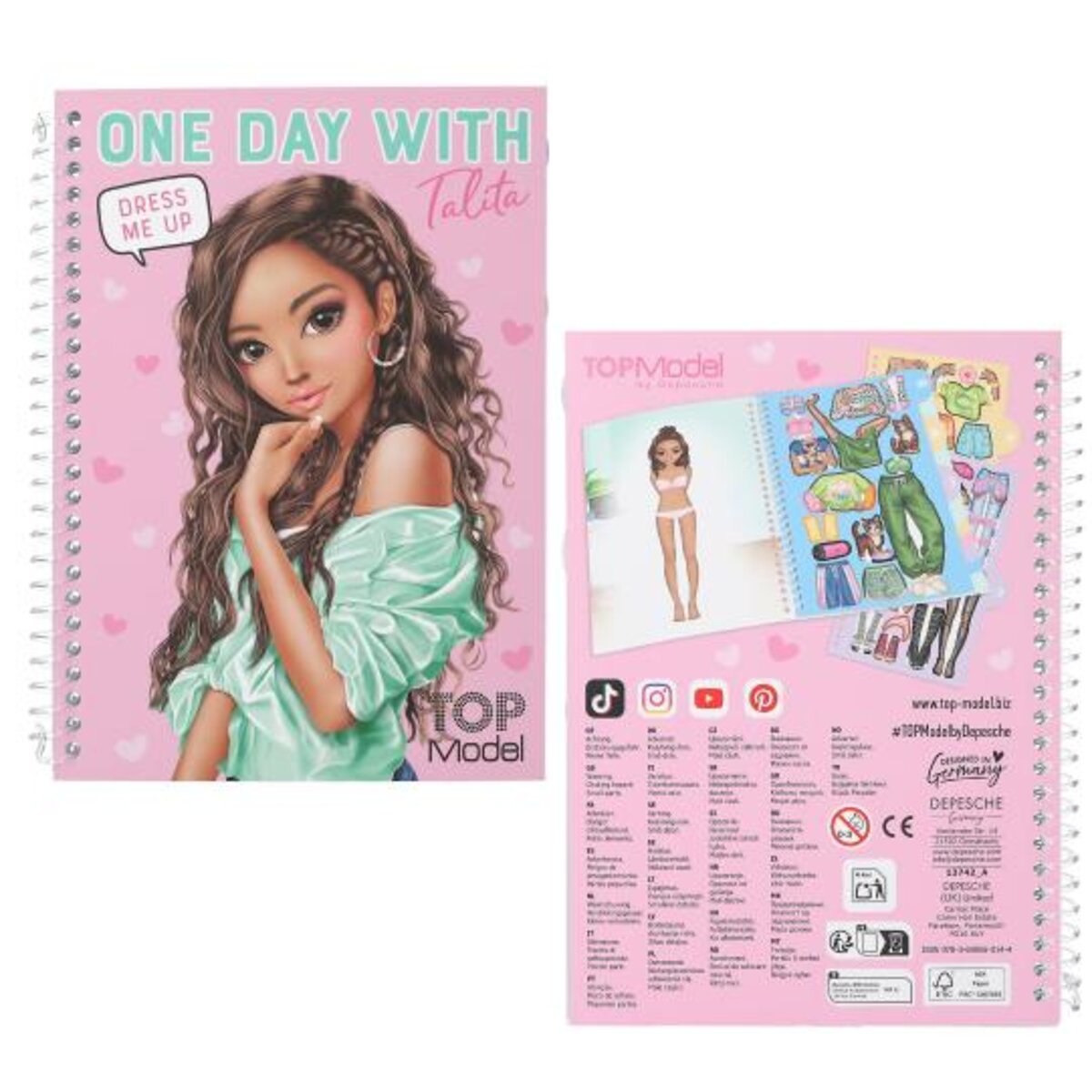 Depesche TOPModel Dress Me Up For One Day, 4-fach sortiert