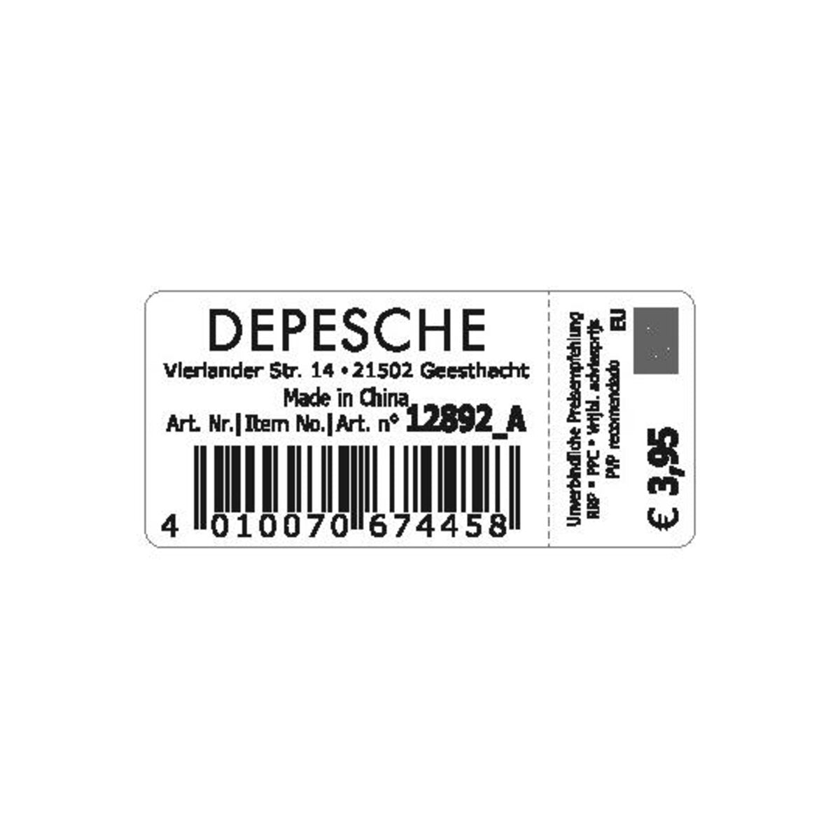Depesche TOPModel Haargummi Set,1 Set, 4-fach sortiert