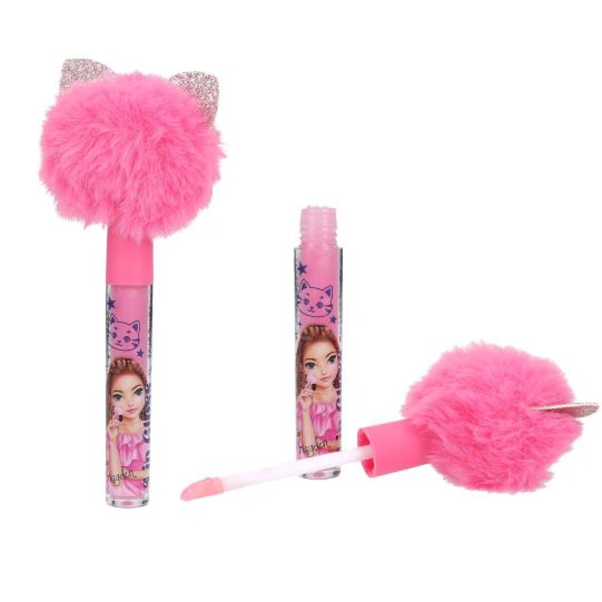 Depesche TOPModel Lipgloss Pompon BEAUTY and ME, 2-fach sortiert