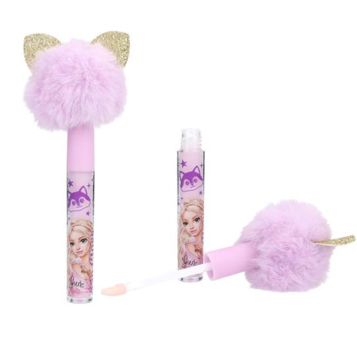 Depesche TOPModel Lipgloss Pompon BEAUTY and ME, 2-fach sortiert