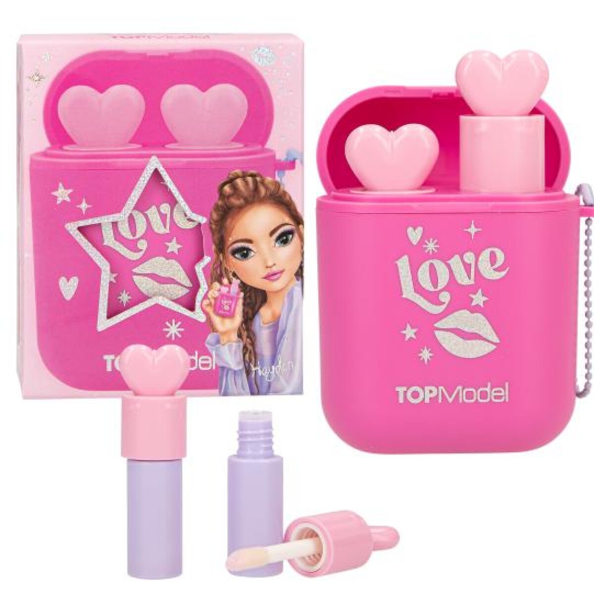 Depesche TOPModel Lipgloss Set Kopfhörer Case BEAUTY and ME