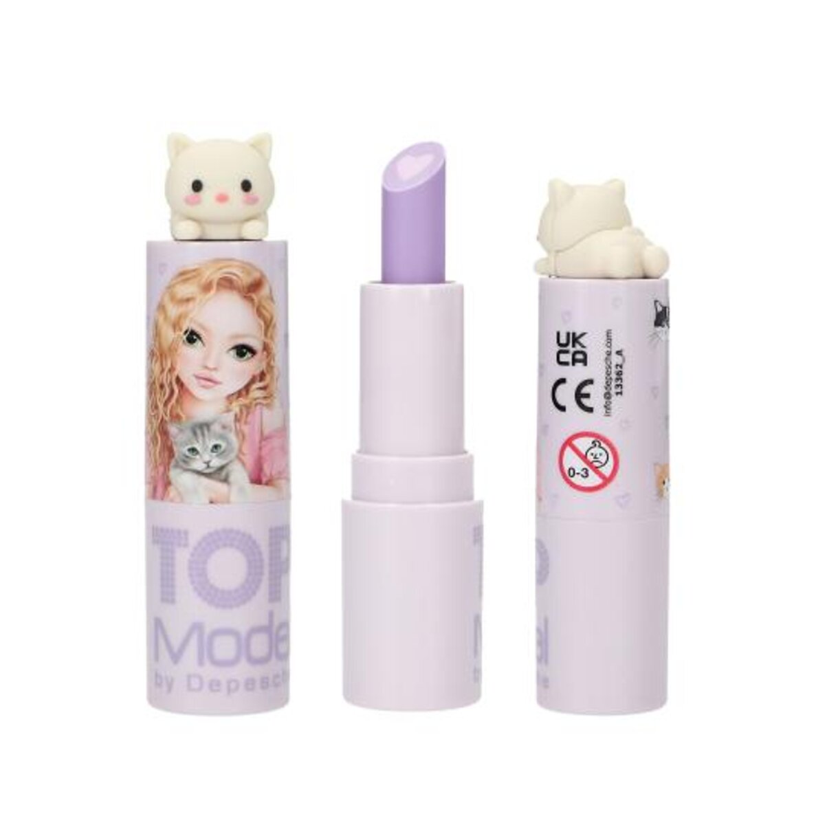 Depesche TOPModel Lippenstift-Radierer mit Topper, sortiert