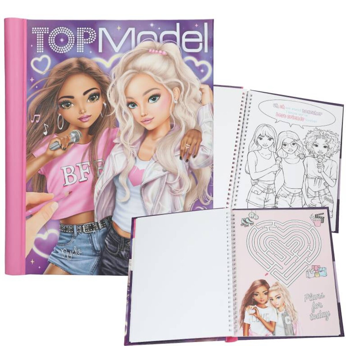 Depesche TOPModel Malbuch mit LED und Sound MY BFF