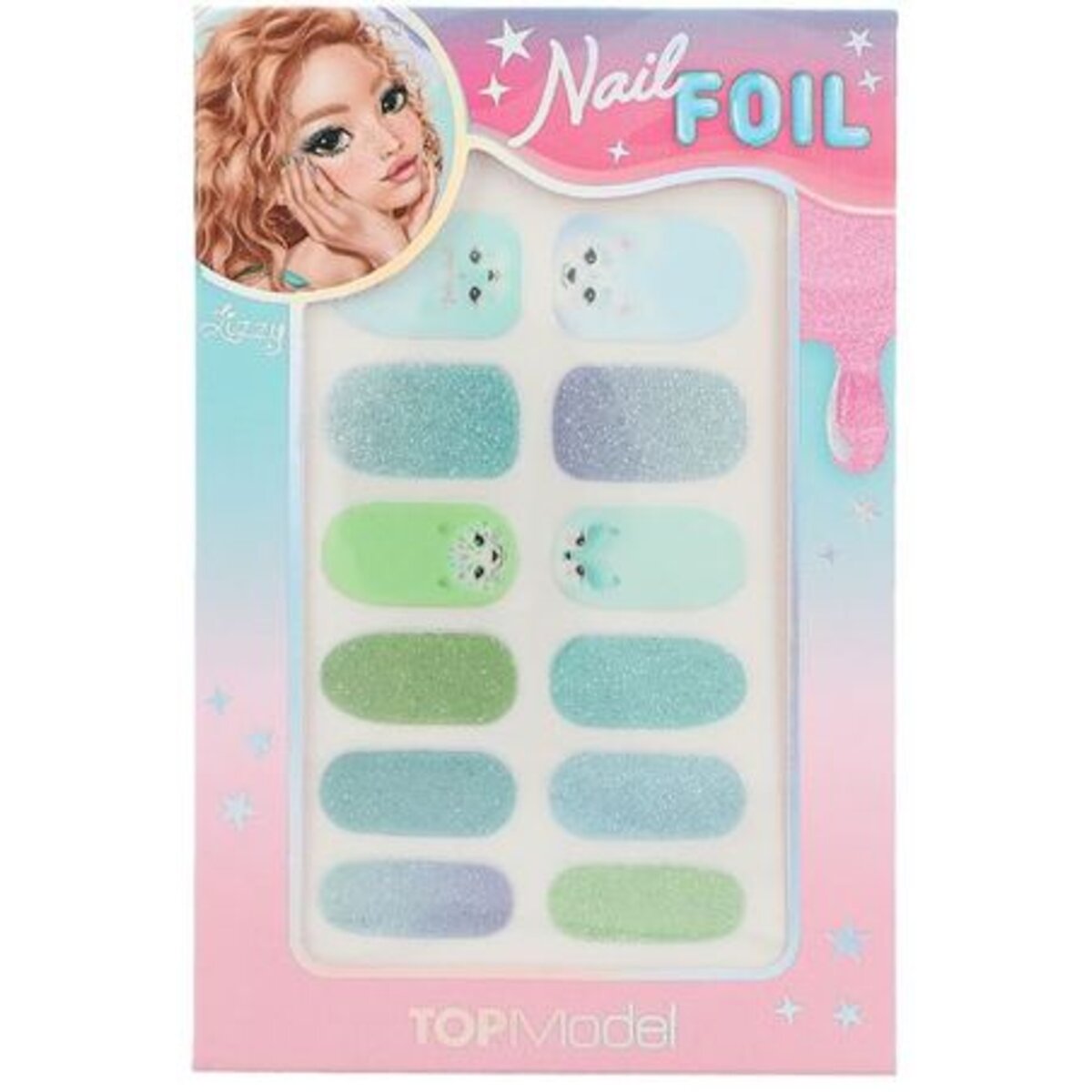 Depesche TOPModel Nagelfolien BEAUTY and ME, 1 Set, 6-fach sortiert