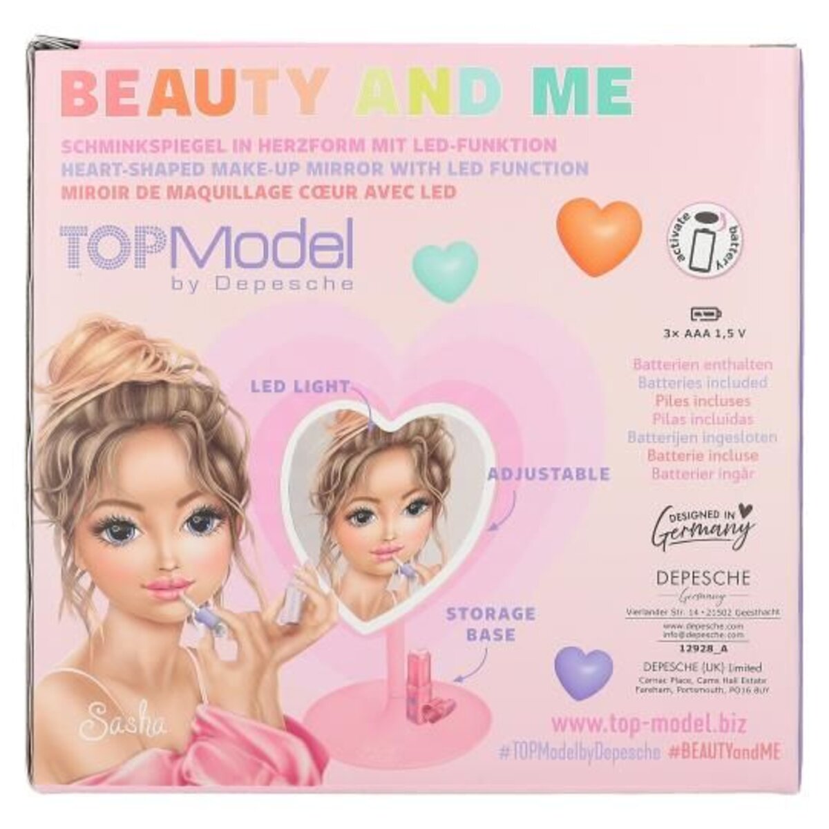 Depesche TOPModel Spiegel BEAUTY and ME
