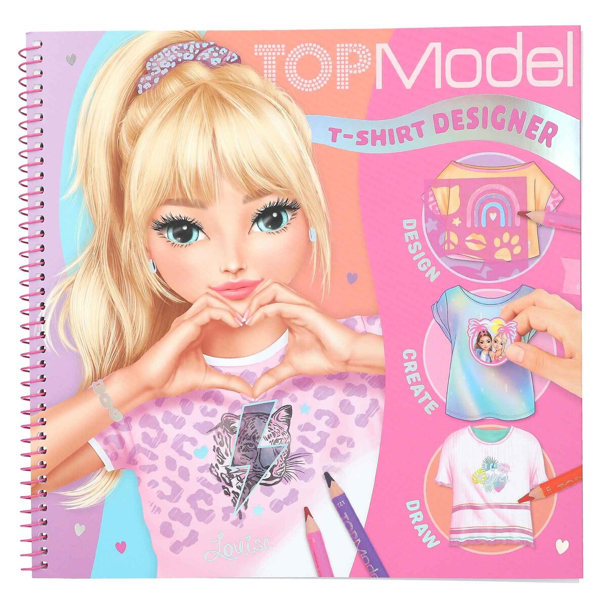 Depesche TOPModel T-Shirt Designer Malbuch