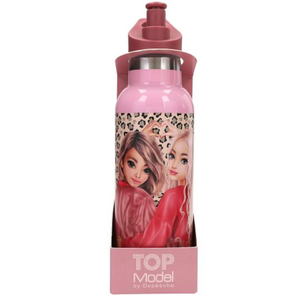 Depesche TOPModel Trinkflasche Edelstahl LEOHEART