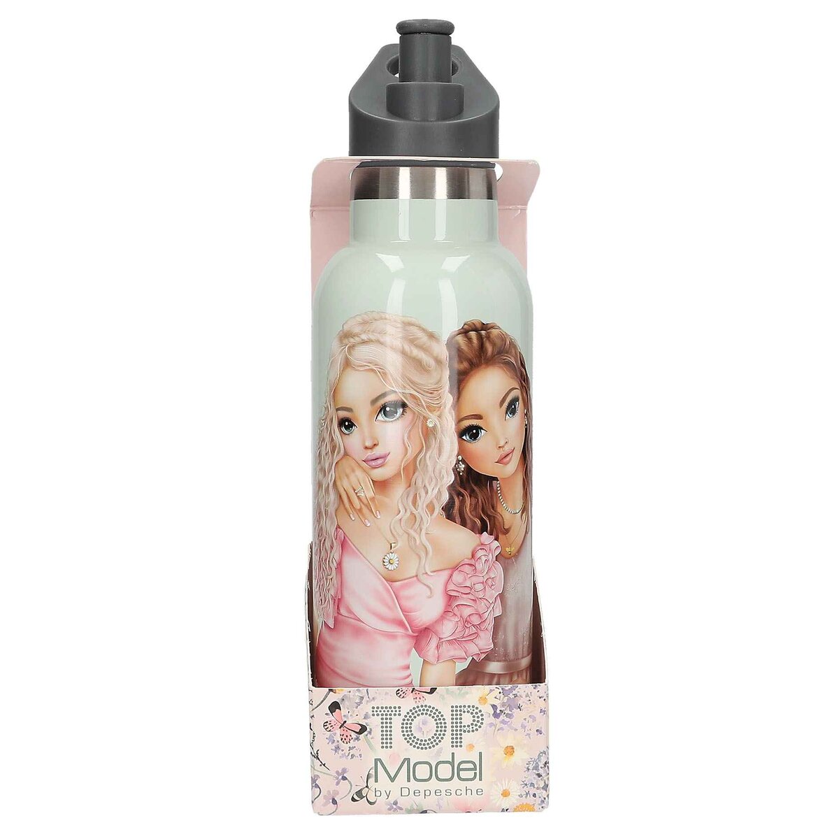 Depesche TOPModel Trinkflasche Edelstahl Summer Feeling
