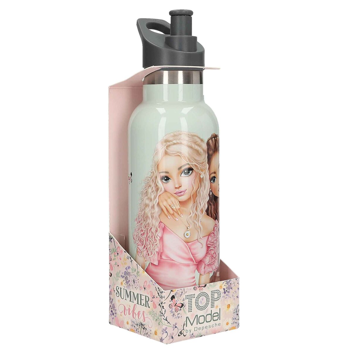 Depesche TOPModel Trinkflasche Edelstahl Summer Feeling