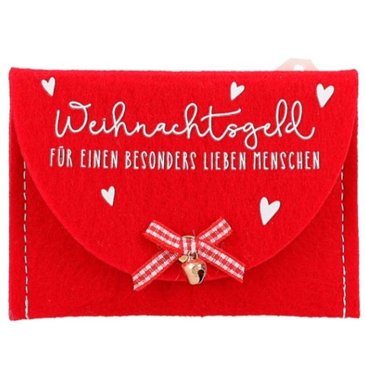 Depesche Weihnachtsgeld Filztäschchen, 1 Stück, 4-fach sortiert