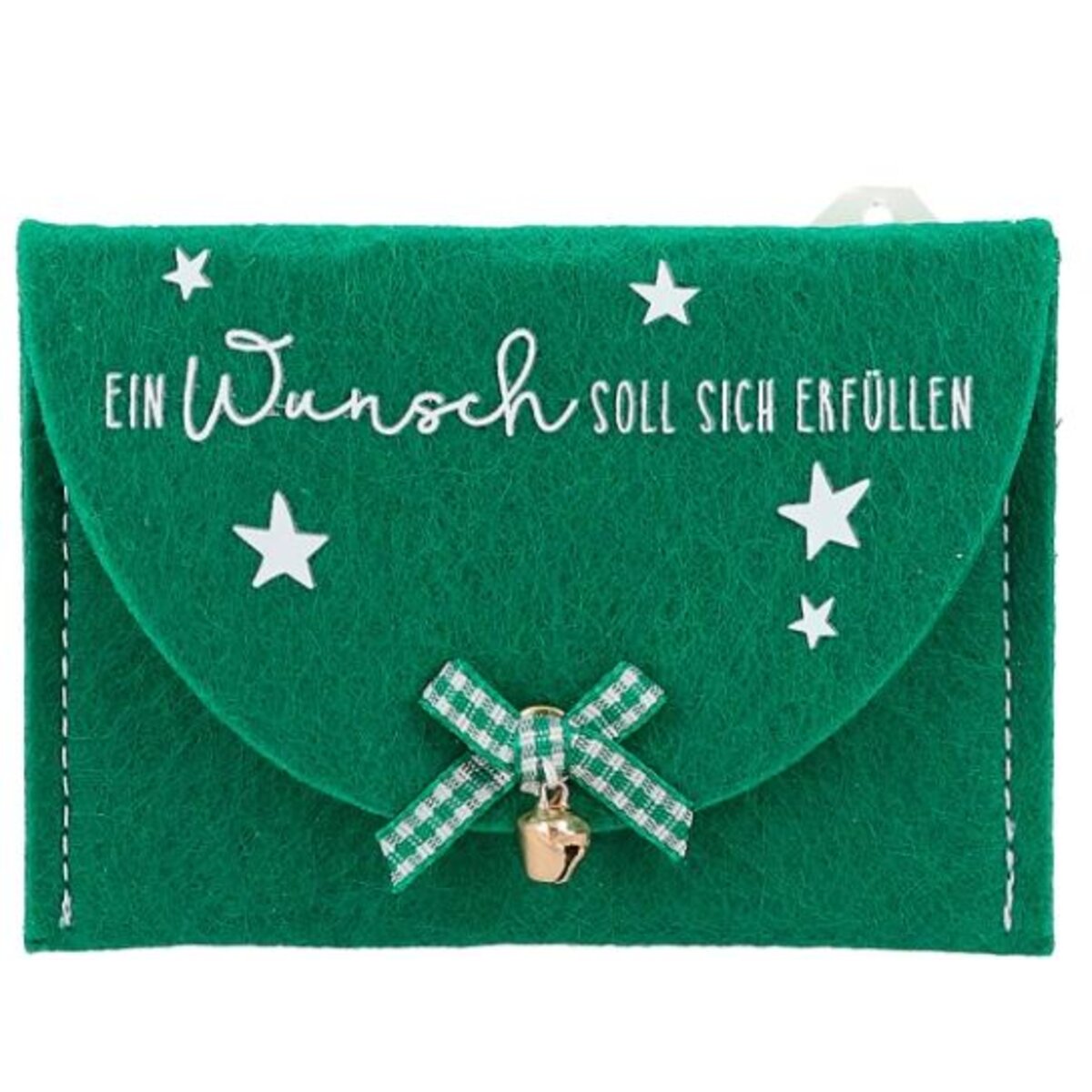 Depesche Weihnachtsgeld Filztäschchen, 1 Stück, 4-fach sortiert