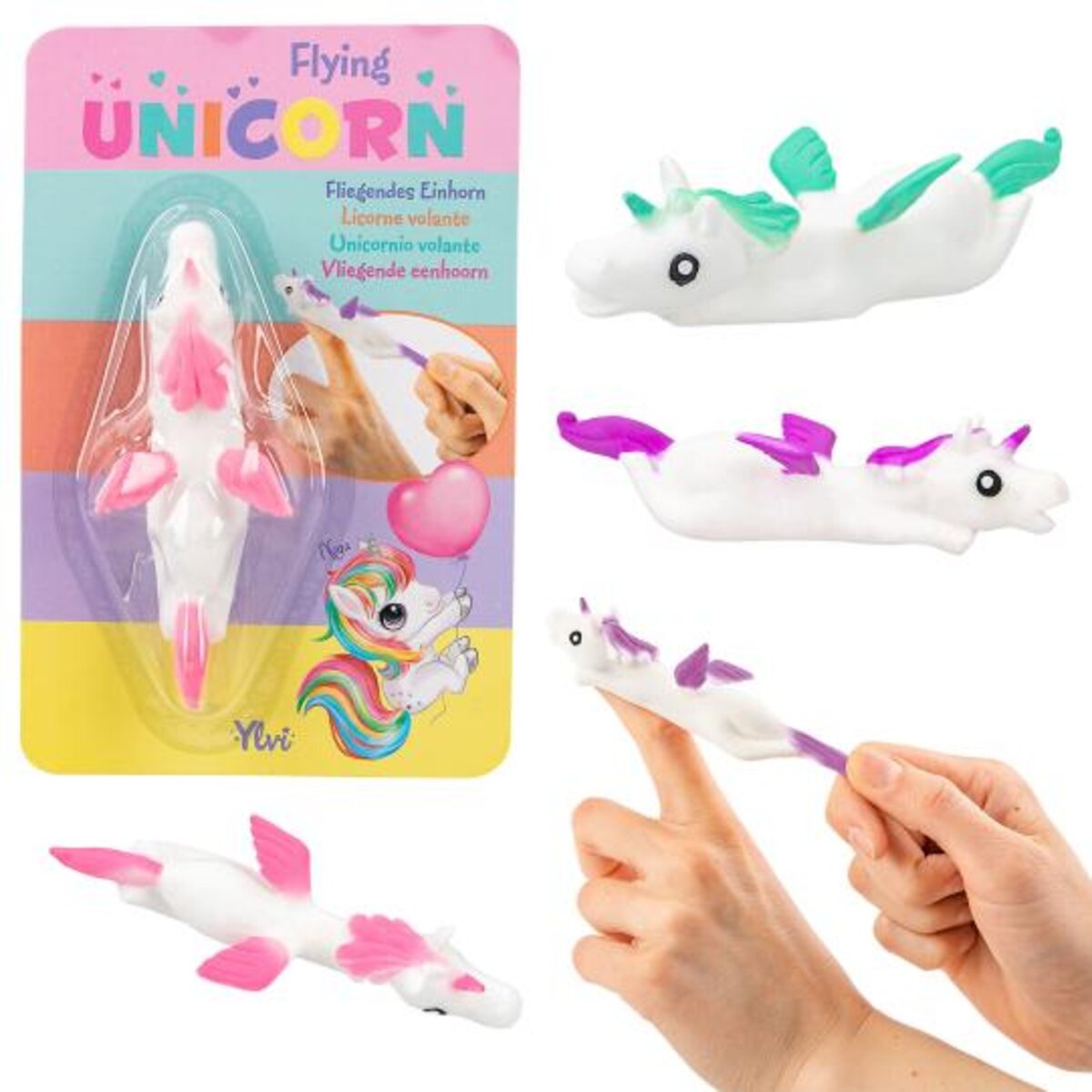 Depesche Ylvi & the Minimoomis Fliegendes Einhorn, 1 Stück, 6-fach sortiert