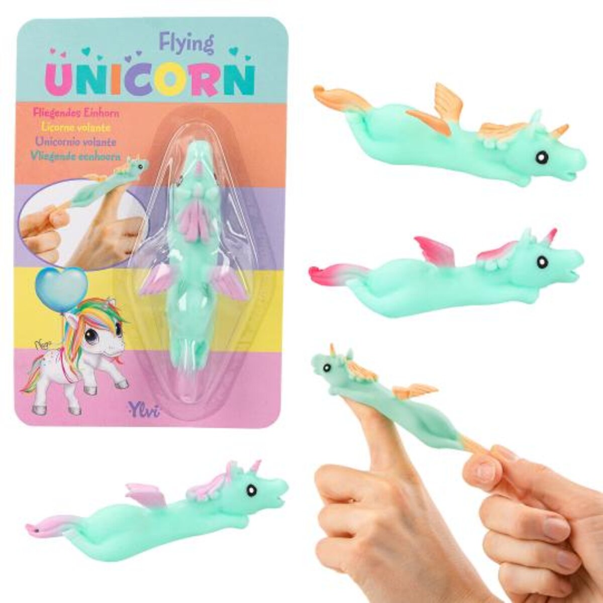 Depesche Ylvi & the Minimoomis Fliegendes Einhorn, 1 Stück, 6-fach sortiert