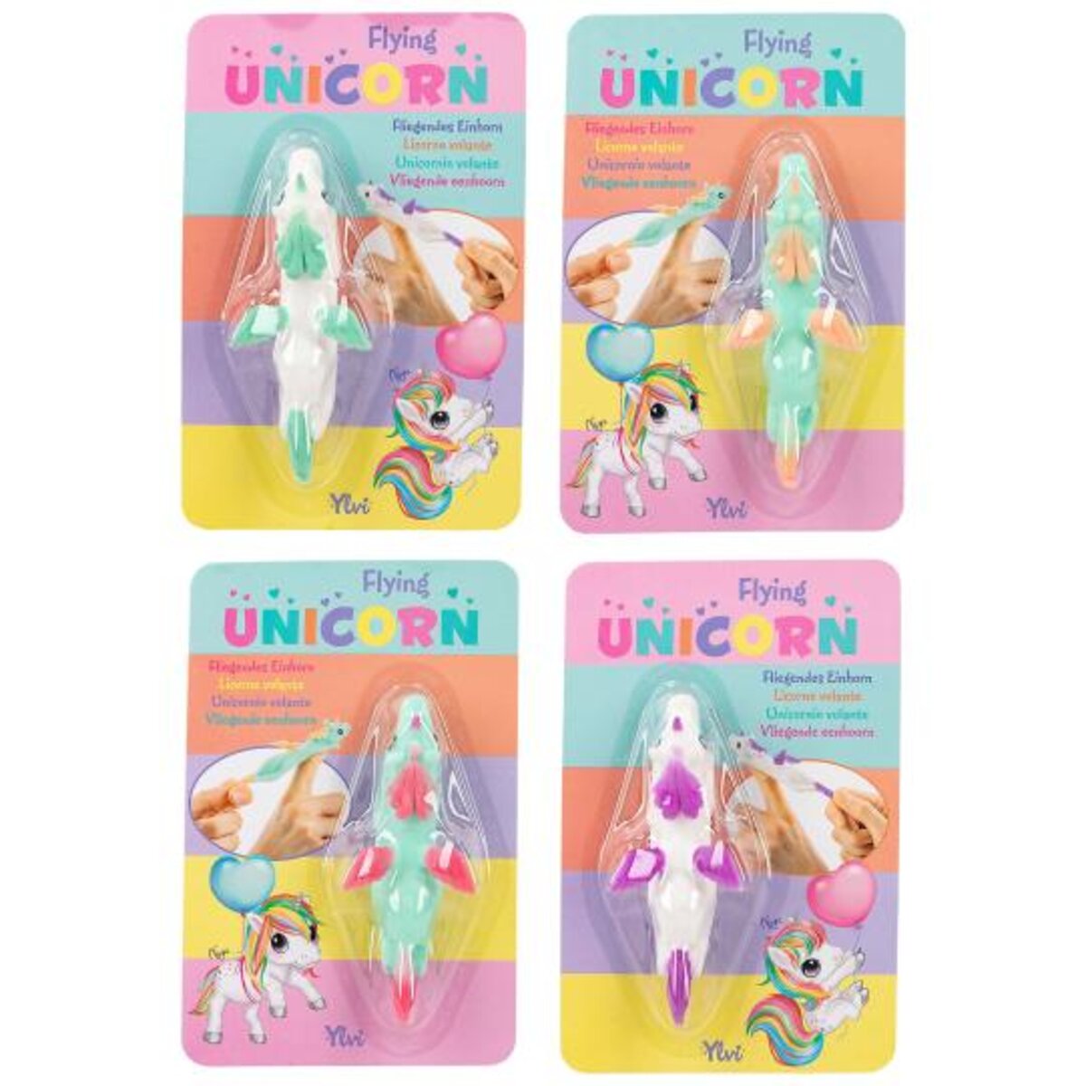 Depesche Ylvi & the Minimoomis Fliegendes Einhorn, 1 Stück, 6-fach sortiert