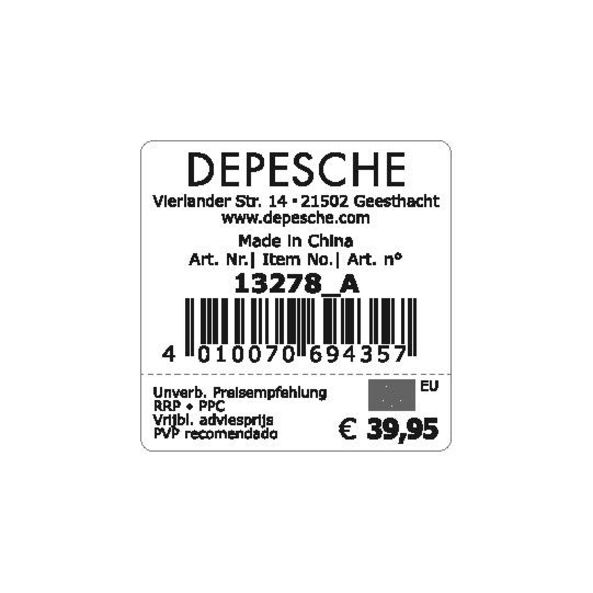 Depesche Ylvi & the Minimoomis 3 Fach Federtasche Farbwolke