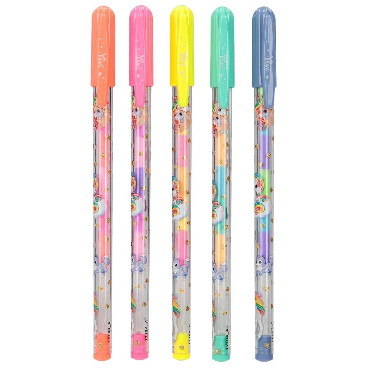 Depesche Ylvi & the Minimoomis Gelstifte-Set in 5 Regenbogenfarben