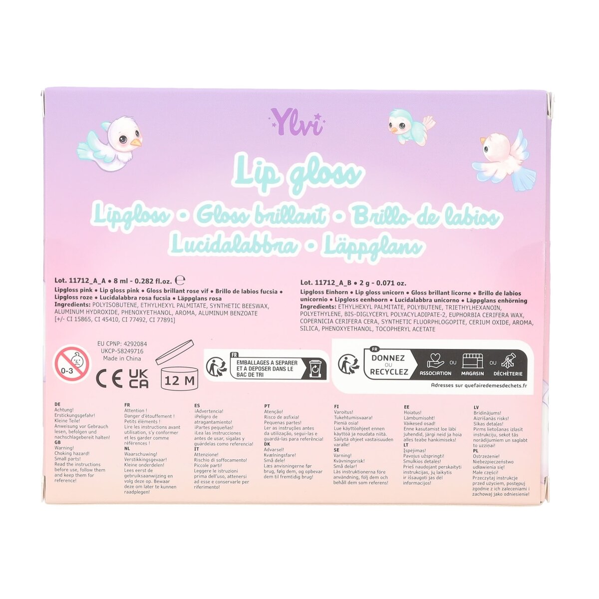 Depesche Ylvi Lipgloss Set in Box