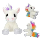 Depesche Ylvi Plüsch Einhorn weiß 21 cm