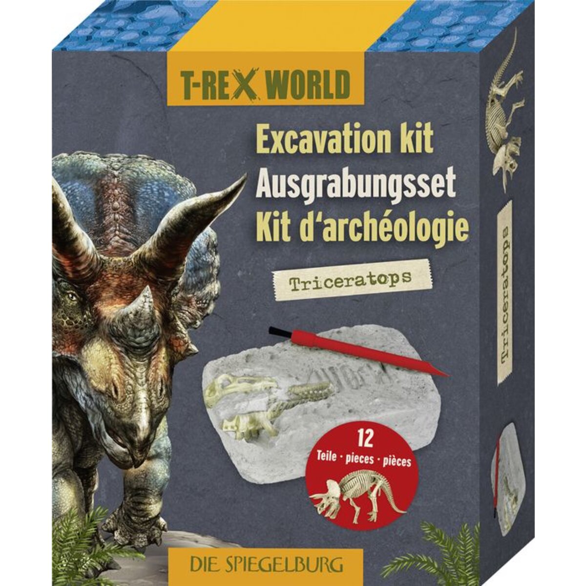 Die Spiegelburg Ausgrabungsset Triceratops - T-Rex World