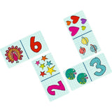 Die Spiegelburg Buntes Zahlen-Domino - Bunte Geschenke