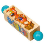 Die Spiegelburg Holz-Dreh-Puzzle Die Lieben Sieben, 1 Stück, 2-fach sortiert