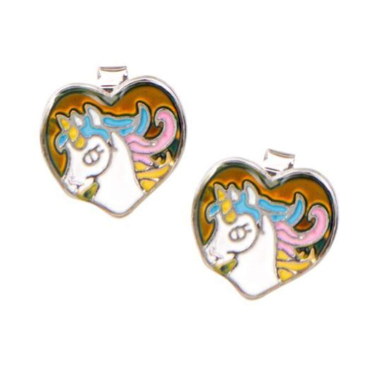 Die Spiegelburg Stimmungs-Ohrclips Einhorn-Paradies, 1 Packung, 3-fach sortiert