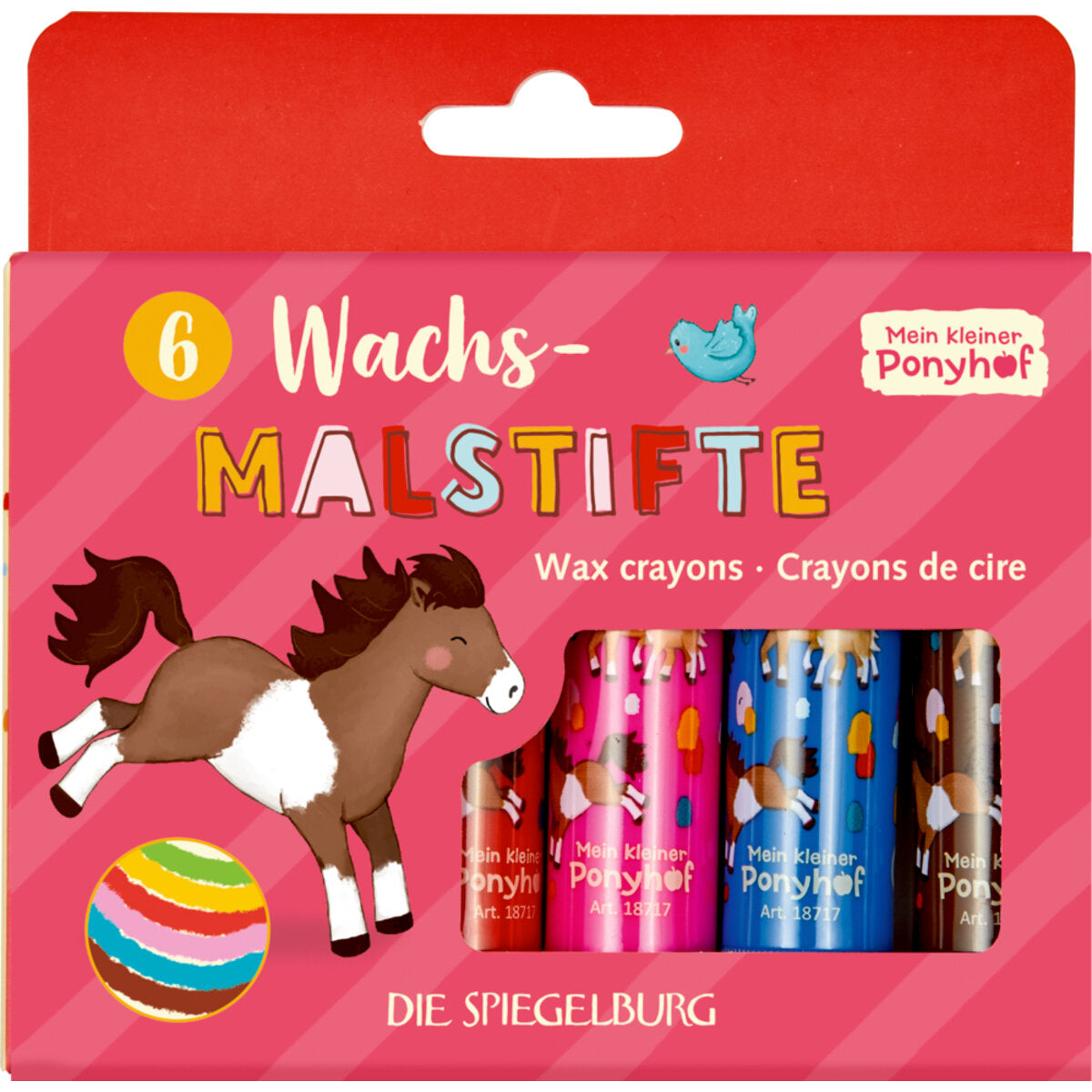 Die Spiegelburg Wachsmalstifte (6 St.) - Mein kl. Ponyhof