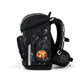 ergobag cubo Set Schulranzen-Set ReflektBär Schwarz Weiß 5-teilig 19 Liter