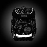 ergobag cubo Set Schulranzen-Set ReflektBär Schwarz Weiß 5-teilig 19 Liter