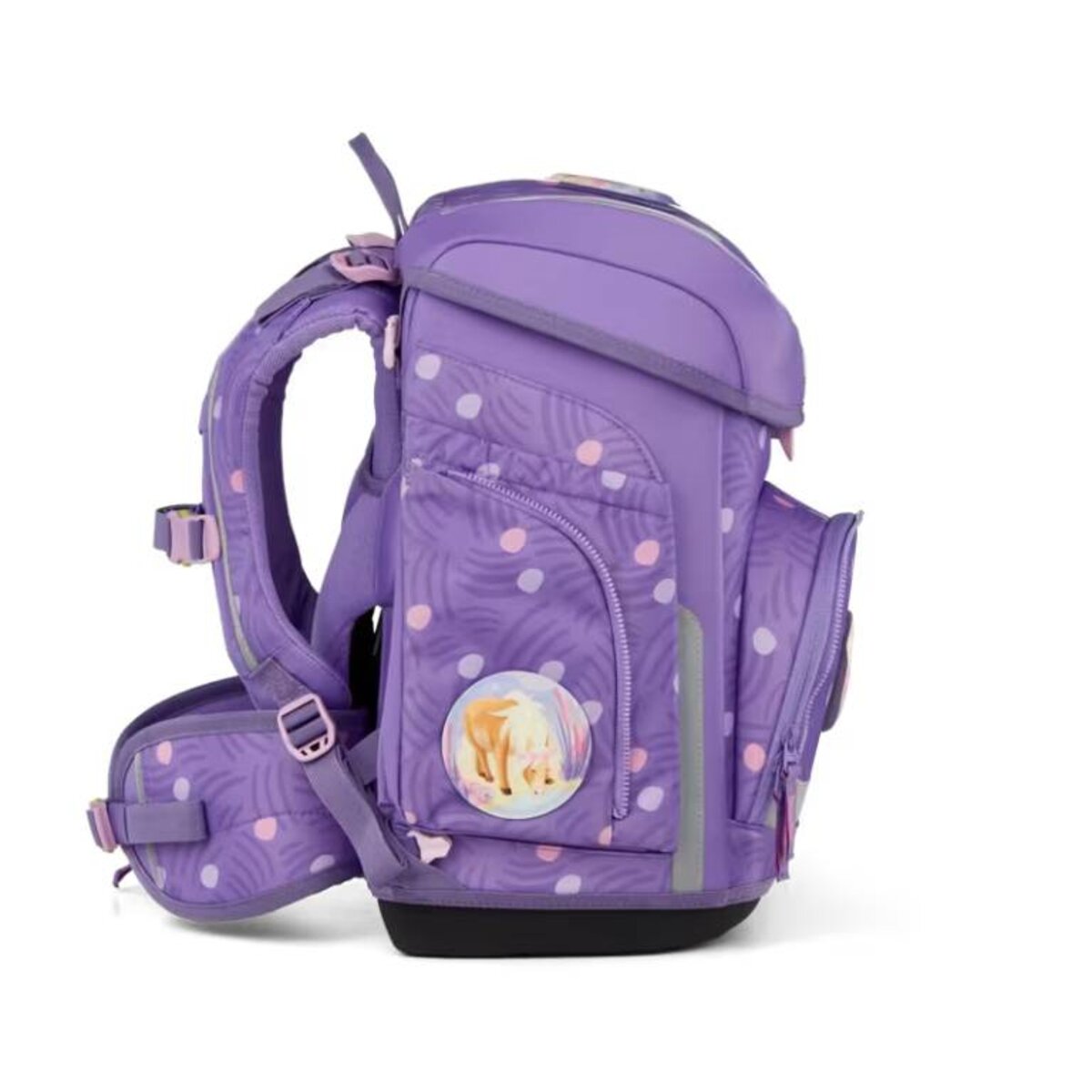 ergobag cubo Set Schulranzen-Set PonyBäradies Lila 5-teilig 19 Liter