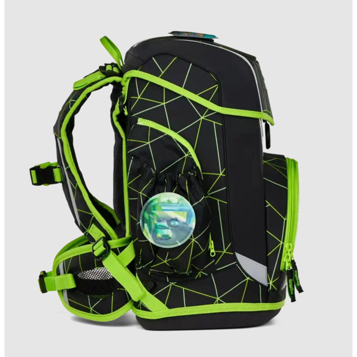 ergobag CUBO Light Schulrucksack-Set CyBär Race, 6-teilig