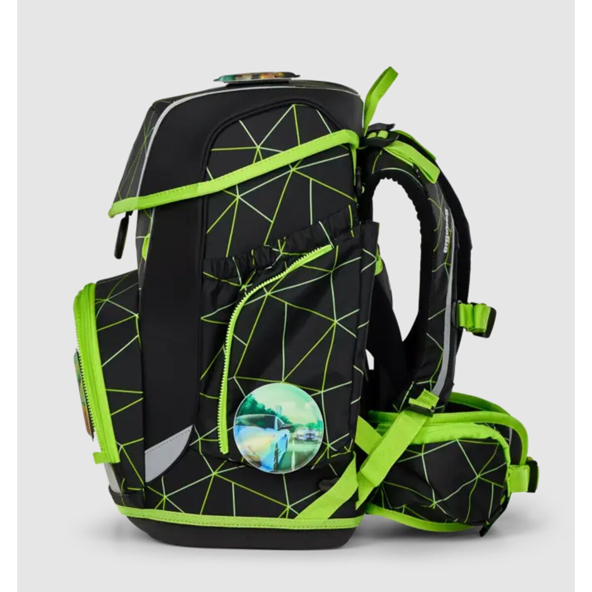 ergobag CUBO Schulrucksack-Set CyBär Race, 5-teilig