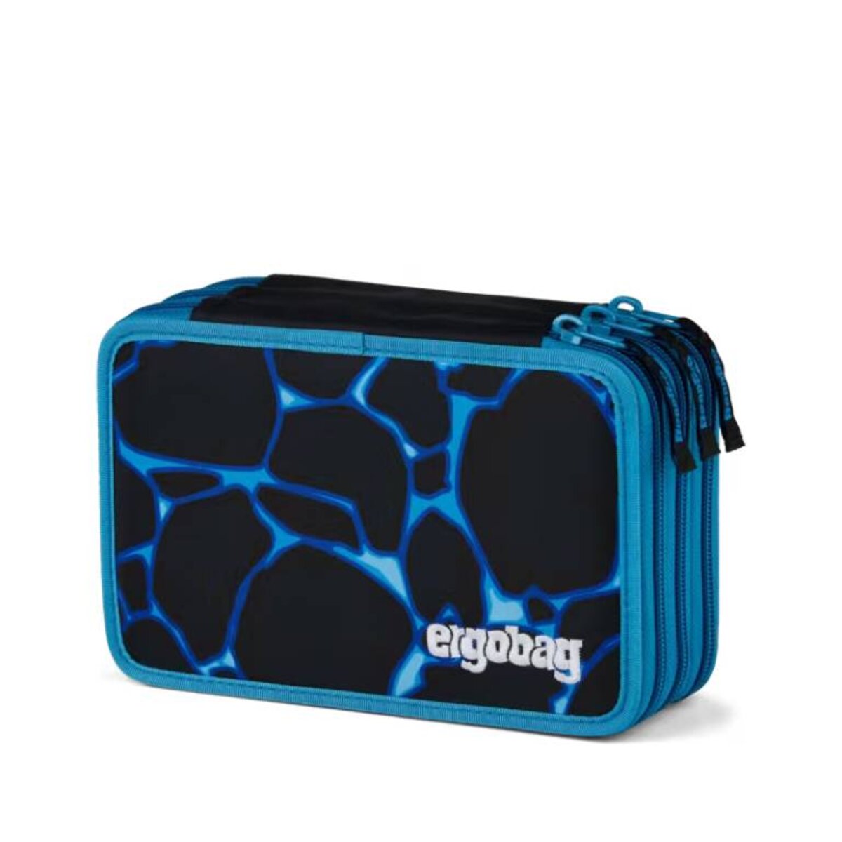 ergobag Maxi Mäppchen Bärassic Garden blau 40-teilig 20 x 6,5 x 13.5 cm