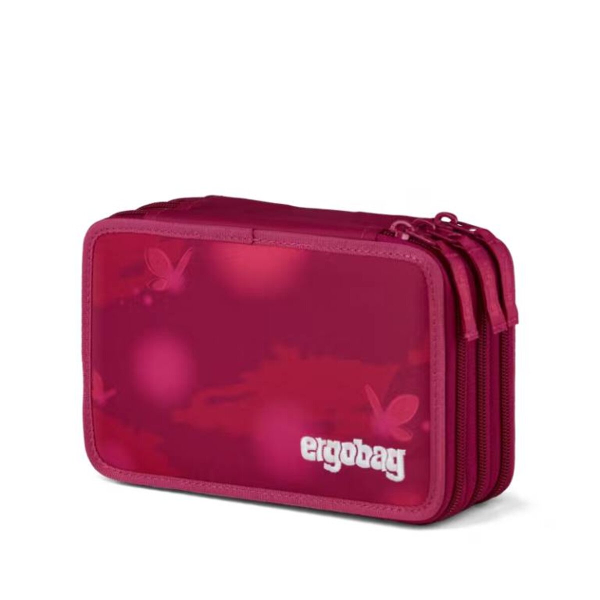 ergobag Maxi Mäppchen MonzauBär rosa 40-teilig 20 x 6,5 x 13.5 cm
