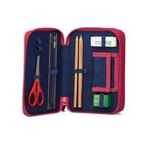 ergobag Maxi Mäppchen MonzauBär rosa 40-teilig 20 x 6,5 x 13.5 cm