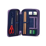 ergobag Maxi Mäppchen PonyBäradies lila 40-teilig 20 x 6,5 x 13.5 cm