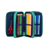 ergobag Maxi Mäppchen ReitBärtraum blau türkis 40-teilig 20 x 6,5 x 13.5 cm