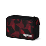 ergobag Maxi Mäppchen UnaufhaltBär Schwarz Rot 40-teilig 20 x 6,5 x 13.5 cm
