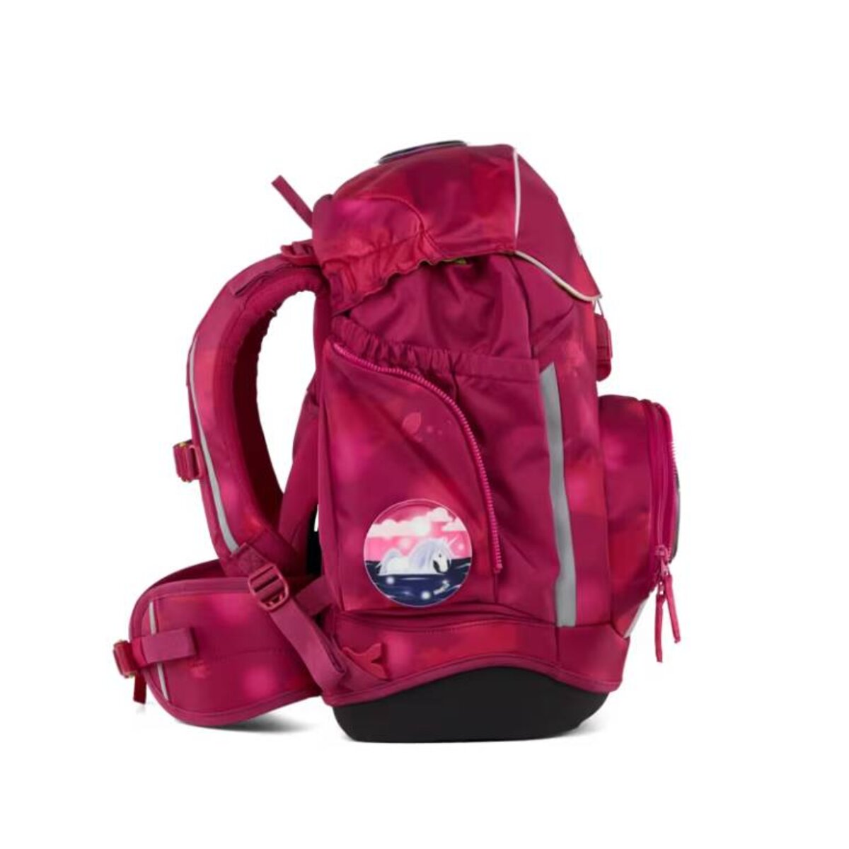 ergobag pack Schulranzen-Set MondzauBär rosa 20 Liter 6-teilig