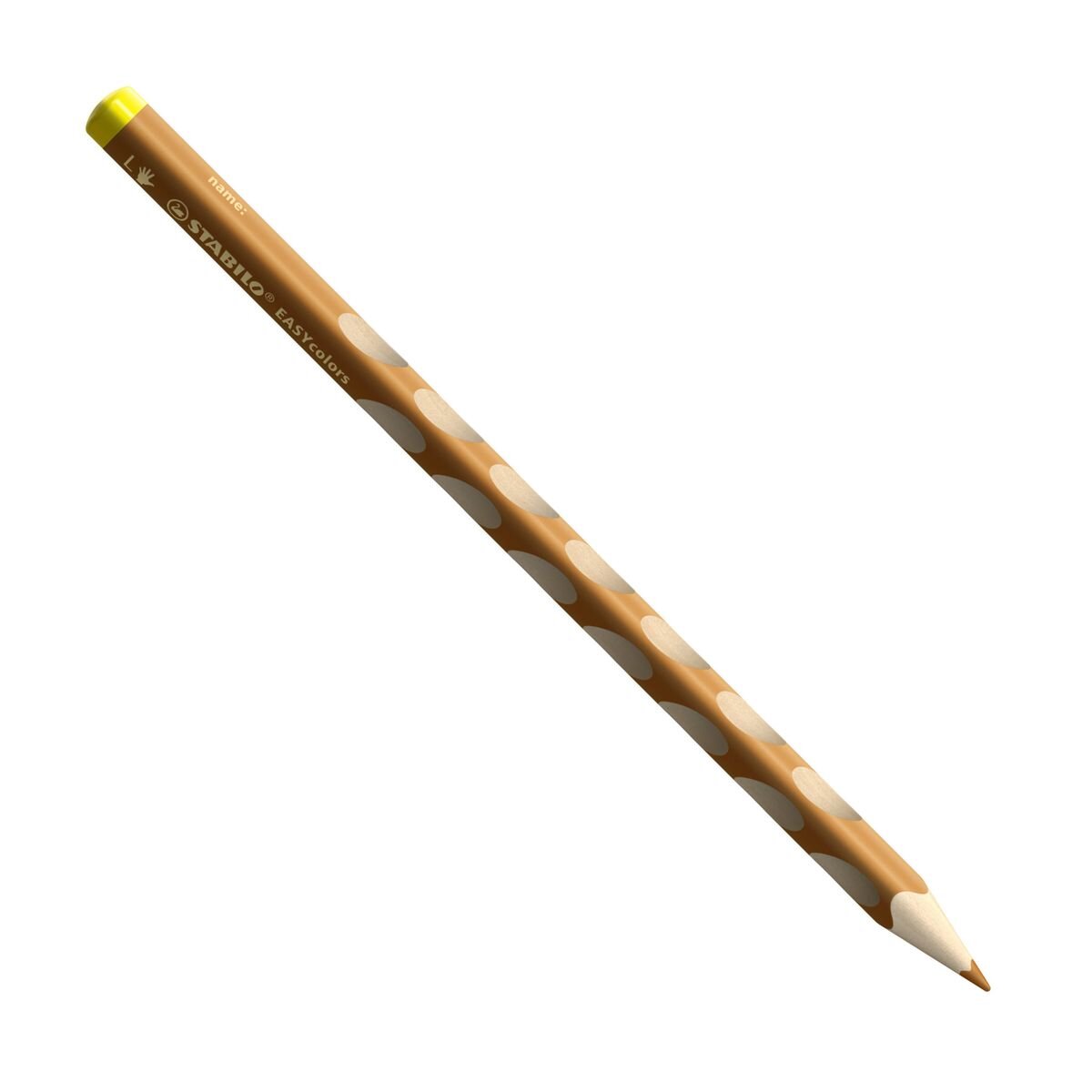 Ergonomischer Buntstift für Linkshänder - STABILO EASYcolors - Einzelstift - ocker dunkel