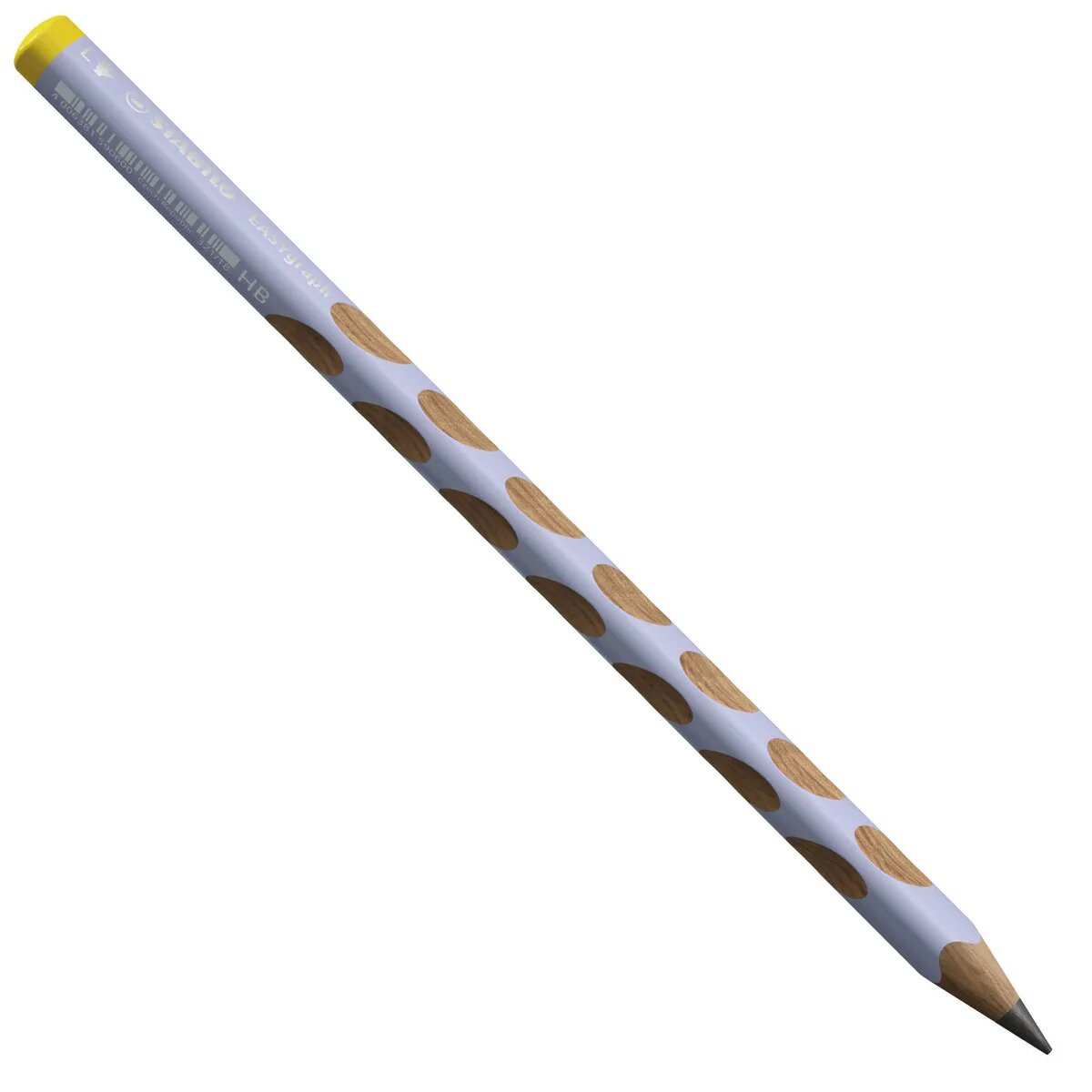 Ergonomischer Dreikant-Bleistift für Linkshänder - STABILO EASYgraph in pastellblau - Einzelstift - Härtegrad HB