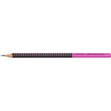Faber-Castell Bleistift Grip 2001 Two Tone sw/pink