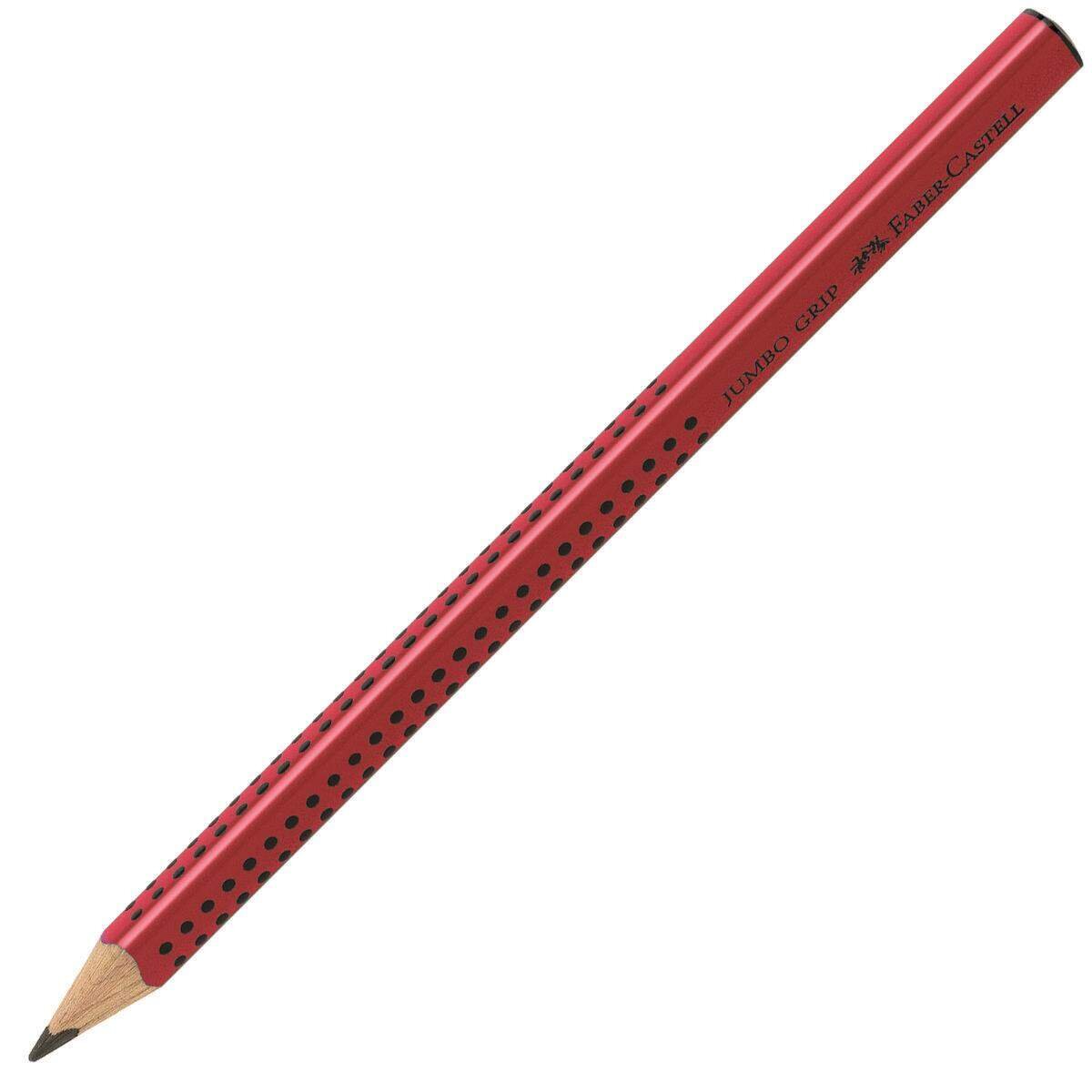 Faber-Castell Bleistift Jumbo Grip rot