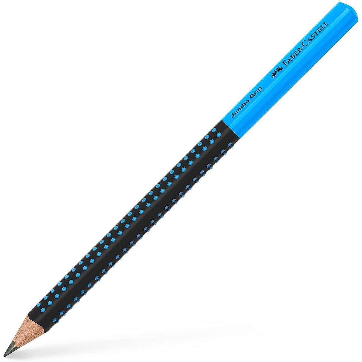 Faber-Castell Bleistift Jumbo Grip Two Tone, schwarz-blau