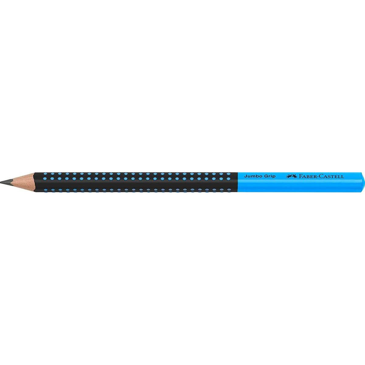 Faber-Castell Bleistift Jumbo Grip Two Tone, schwarz-blau