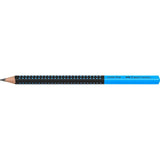 Faber-Castell Bleistift Jumbo Grip Two Tone, schwarz-blau