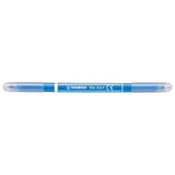 Filzstift und Fineliner in einem - STABILO Trio 2 in 1 - hellblau