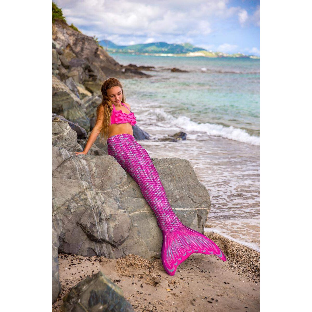 Fin Fun Meerjungfrau Flosse Größe S / M, Monoflosse und Fischschwanz, pink