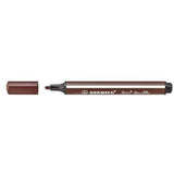 Gefederter Dreikant-Filzstift - STABILO Trio Scribbi - Einzelstift - braun