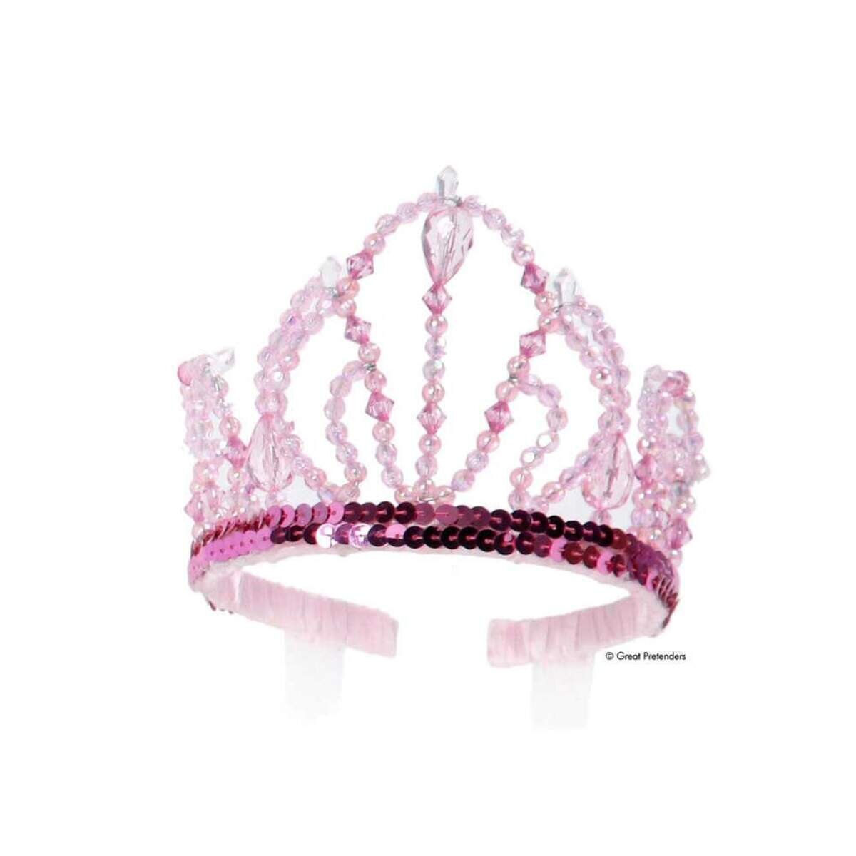 Great Pretenders Prinzessinnen-Krone Rosa Diadem